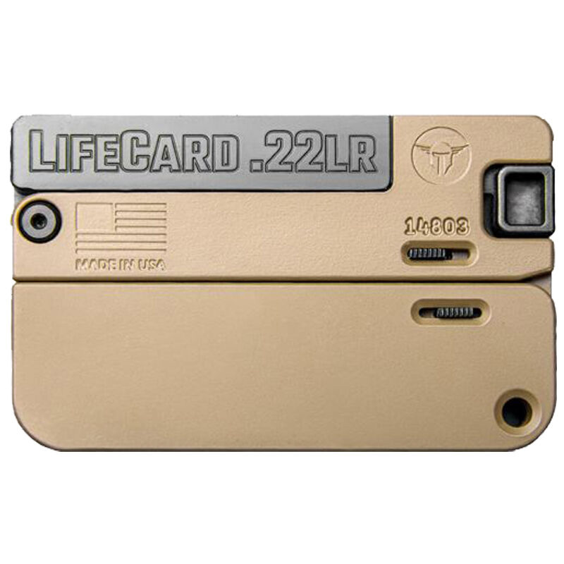 TBZR Lifecard 22LR Aluminum Tan - Single Shot Pistols at GunBroker.com ...